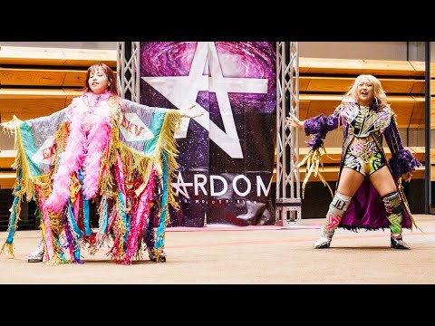 【スターダム】AZMがまさかの白川未奈と入場ダンス！白川未奈＆AZM vs 安納サオリ＆なつぽい vs 岩谷麻優＆弓月 3WAYタッグバトル！-3.23奈良大会-【STARDOM】