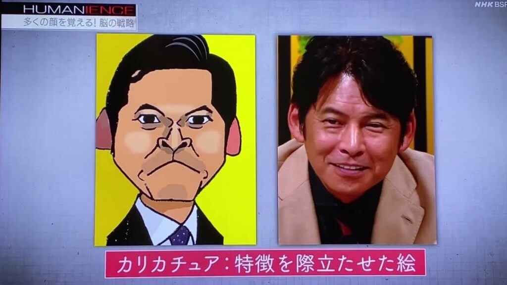 MC織田裕二さんの似顔絵 NHK番組【ヒューマニエンス～40億年のたくらみ～】 から