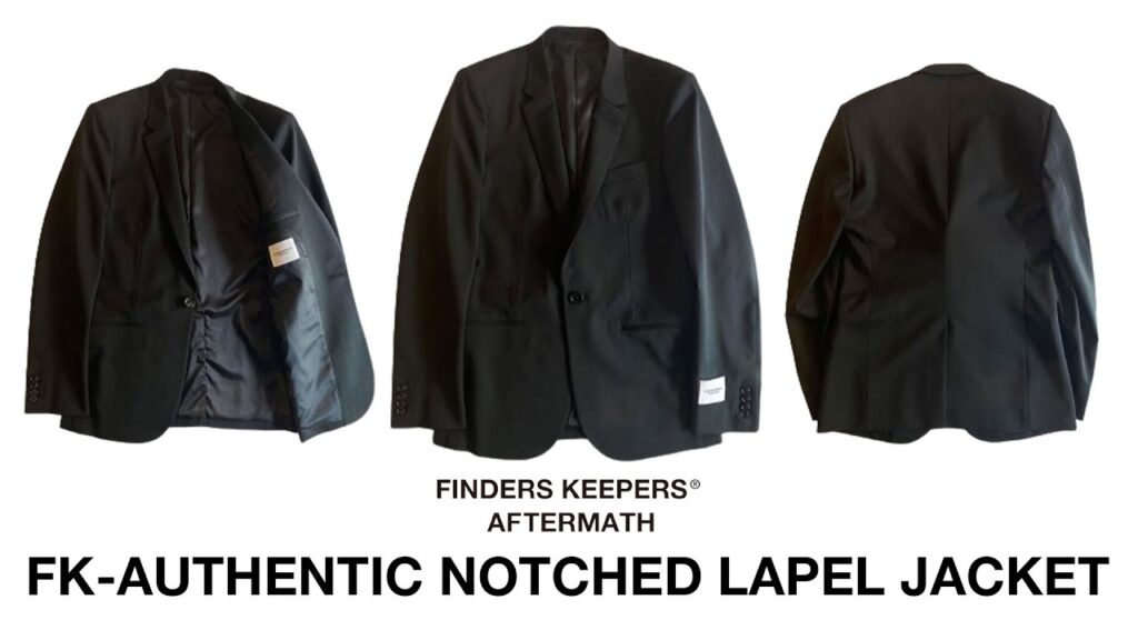 【ジャケット】FK-AUTHENTIC NOTCHED LAPEL JACKET【商品紹介】