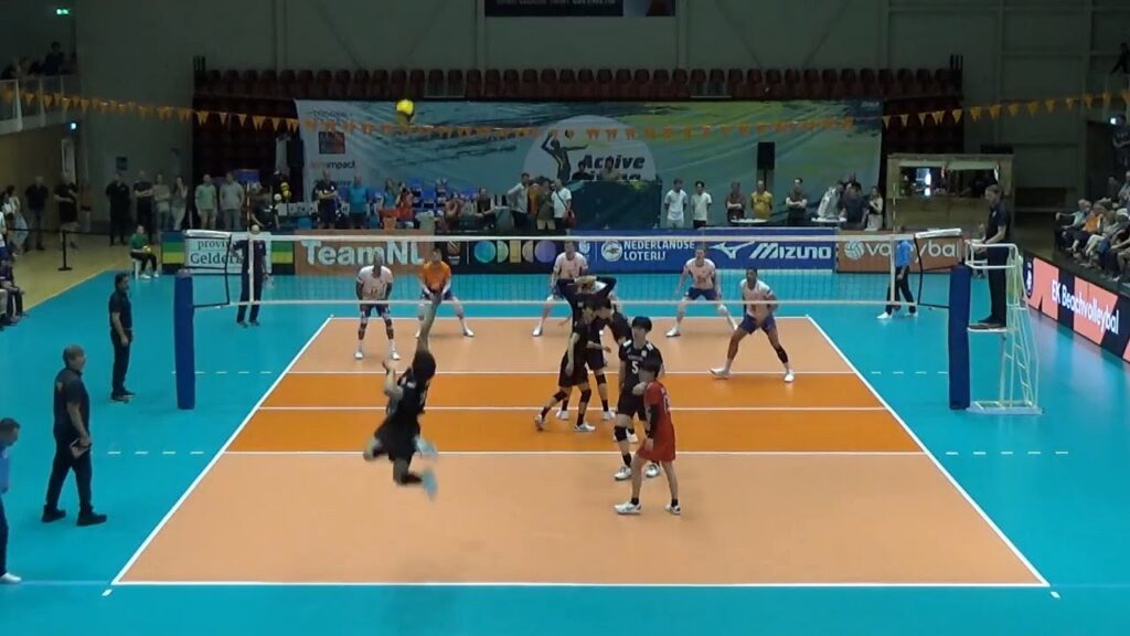Volleyball Japan Kento Miyaura 14pts in Japan - Netherlands 2024 Friendly Match 2