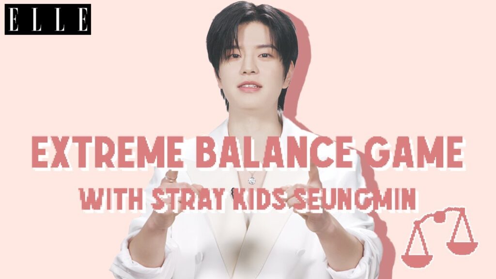 【Stray Kids スンミン】メンバーにはツンデレ😈　スキズのスンミンが究極の二択にアンサー｜ELLEMEN｜EXTREME BALANCE GAME｜ELLE Japan