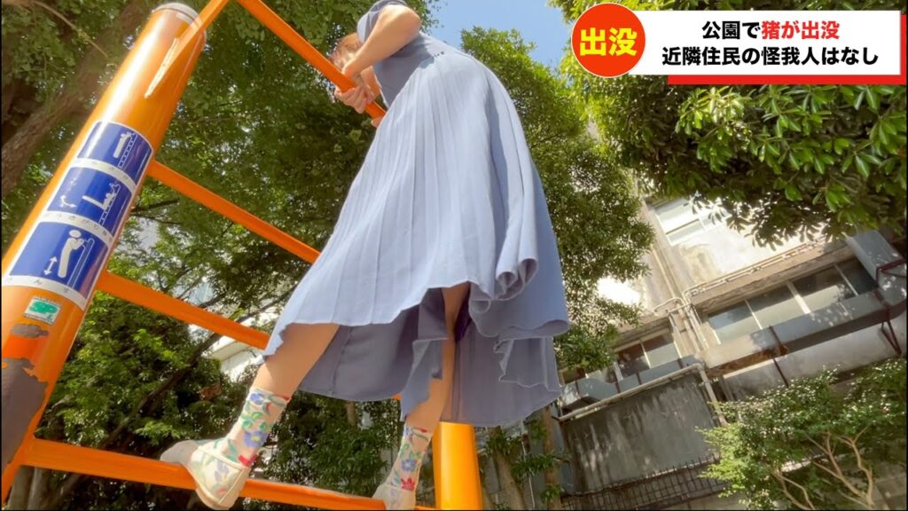 【放送事故】スカートで高い所に行ってしまった女子アナ