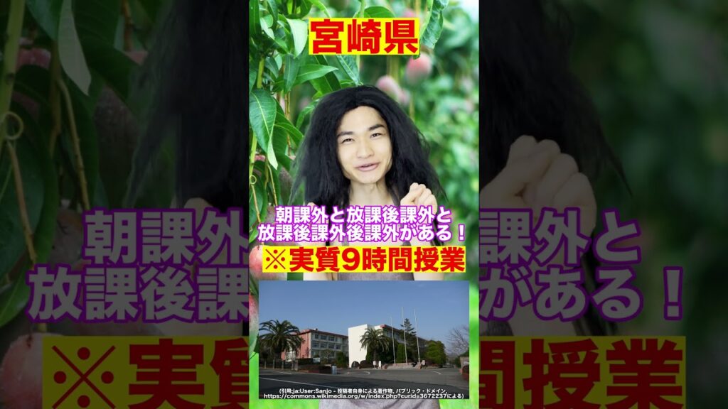 各県の偏差値トップ高校【九州地方編】#Shorts