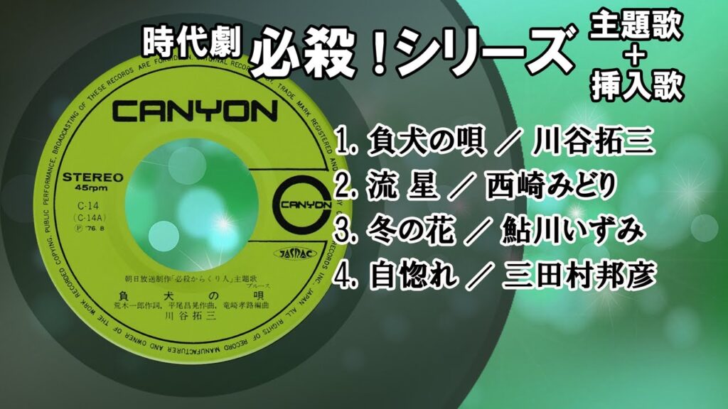 「必殺!シリーズ」主題歌&挿入歌・負犬の唄 他 「必殺!シリーズ」主題歌&挿入歌・負犬の唄 他