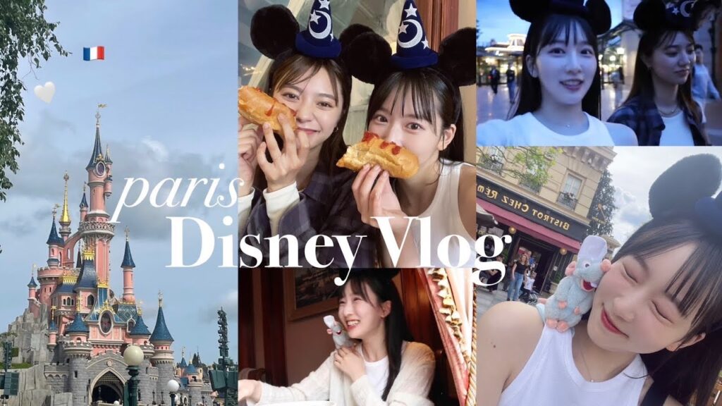 【念願のパリディズニー🏰🇫🇷】初めてのアトラクションにワクワクが止まらない！肩乗りレミー / ウォルトのレストラン🍽️🐭