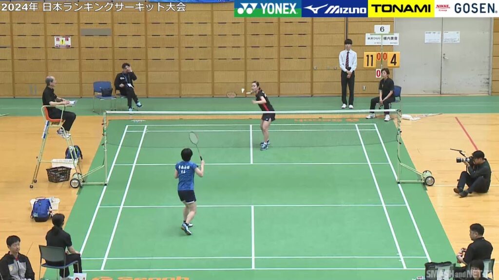 横内美音（青森山田高校）vs 水井ひらり（ＮＴＴ東日本）ランキングサーキット2024　WS1回戦