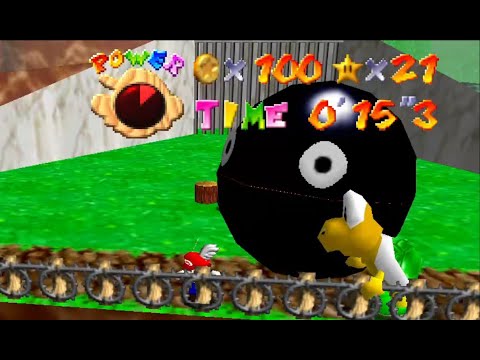 ノコノコにドリブルされていくマリオ⚽🐢 【スーパーマリオ64】Super Mario 64