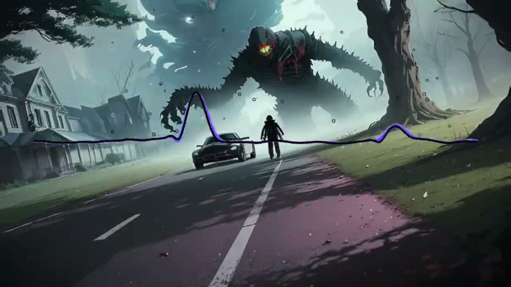 重低音強化（EDM）最新人気戦闘曲。かっこいい定番BGM「マウントシエイブ (feat. カトケン)1番」高音質。Kaiber AI Animation Music Video。小寺健太