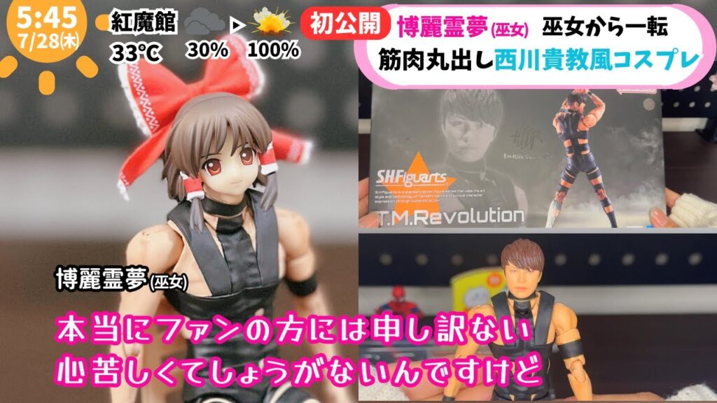 【フィギュア開封】西川貴教さんの ホットリミットのやつ！ S.H.Figuarts T.M.Revolution 筋肉がすごいアクションフィギュア