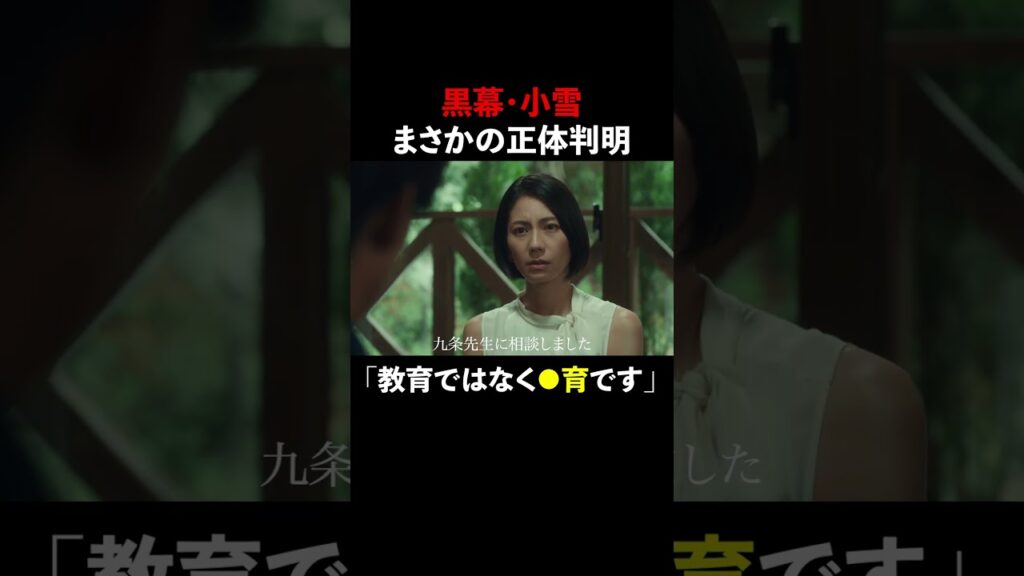 黒幕・小雪の正体とは #スカイキャッスル #松下奈緒 #木村文乃 #比嘉愛未 #高橋メアリージュン #小雪 #shorts