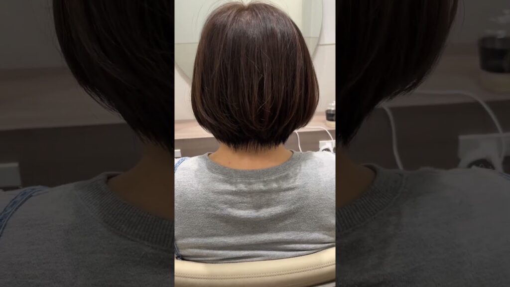 ショートカット！馴染むえりあし！