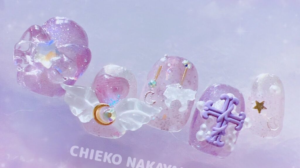 冬のゆめかわネイル【3Dリボン・シリコンモールド】