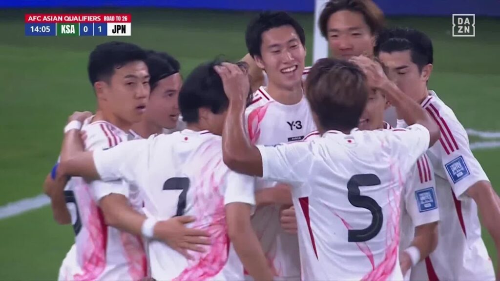 【速報】“鬼門の地”で日本が先制!左右に揺さぶり鎌田大地がワンタッチフィニッシュ!|AFCアジア最終予選 グループC第3節 サウジアラビア×日本 【速報】“鬼門の地”で日本が先制!左右に揺さぶり鎌田大地がワンタッチフィニッシュ!|AFCアジア最終予選 グループC第3節 サウジアラビア×日本
