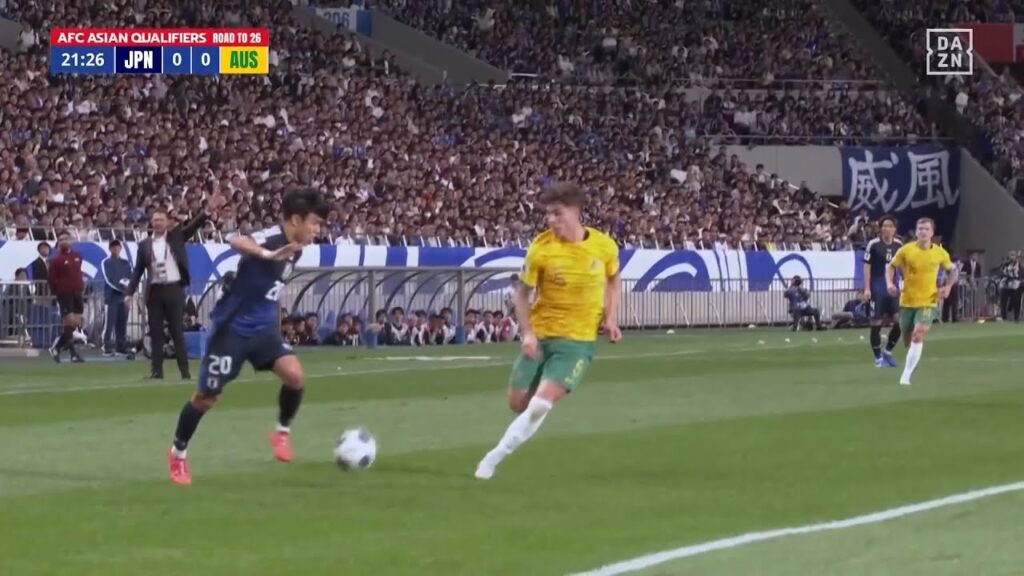 【速報】谷口彰悟の絶妙なロングフィードからチャンス演出!久保建英が完ぺきなトラップで抜け出す!|AFCアジア最終予選 グループC第4節 日本×オーストラリア 【速報】谷口彰悟の絶妙なロングフィードからチャンス演出!久保建英が完ぺきなトラップで抜け出す!|AFCアジア最終予選 グループC第4節 日本×オーストラリア