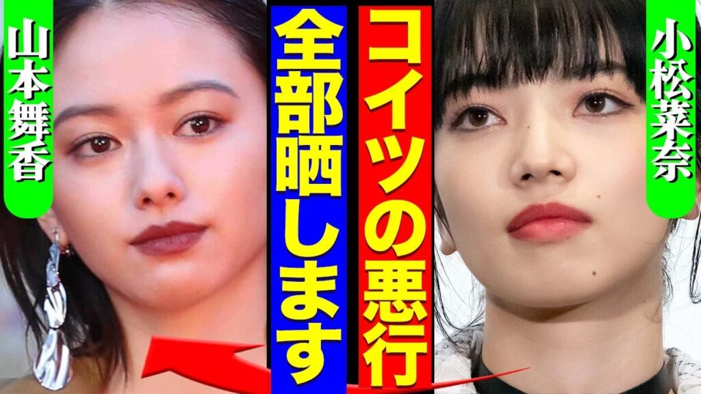 山本舞香の本性を元カレを奪われた小松菜奈が大暴露！マイファスHiroと結婚も祝われない本当の理由が詰まりすぎててヤバい…！！【芸能】