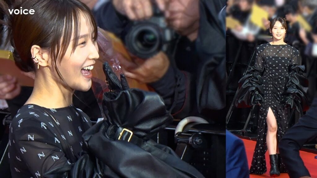 元モー娘。鞘師里保、至近距離ファンサ　美しさ放つドレス姿でレカペ：第37回東京国際映画祭