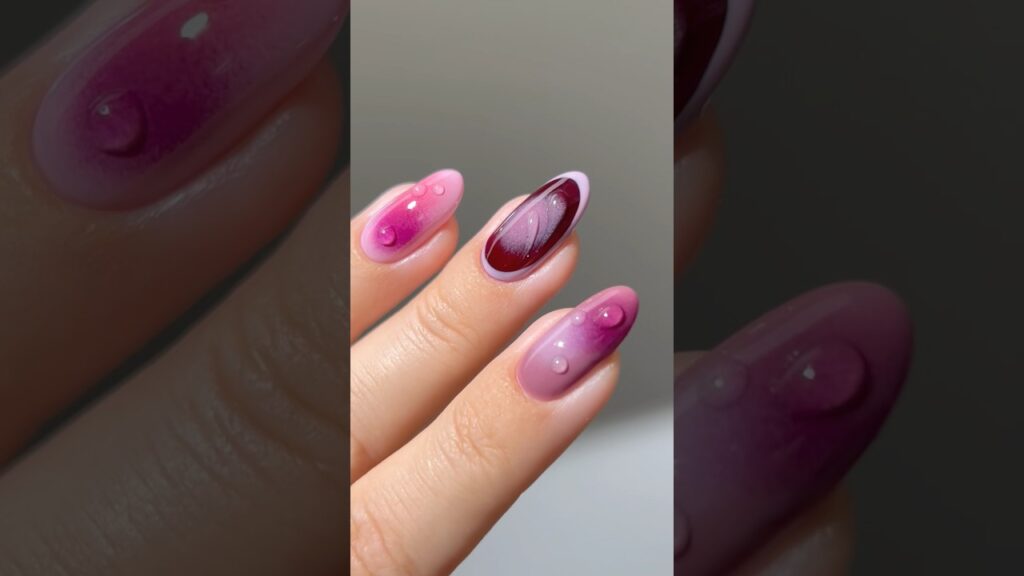 ๐ฅ๐๐ซงburgundy aura #nails #nailart #nailpolish #naildesigns ๐ฅ๐๐ซงburgundy aura #nails #nailart #nailpolish #naildesigns