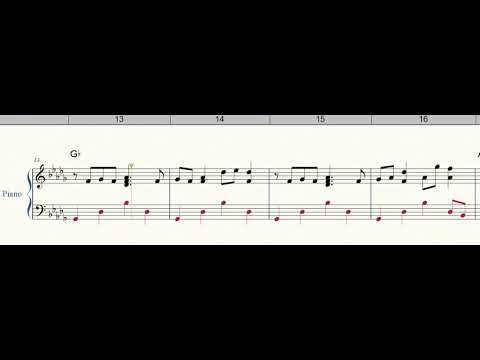 「天体観測」中級 BUMP OF CHICKEN 藤原基央 佐藤振一郎編曲中級ピアノ楽譜動画