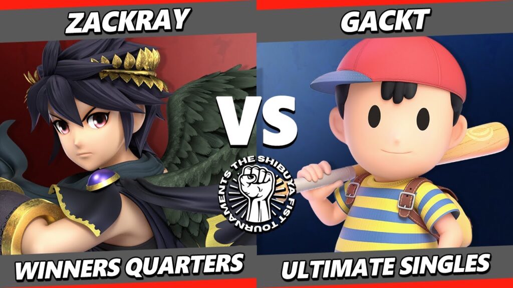 Shibuya Fist - zackray (Pit, Dark Pit) Vs. Gackt (Ness) Smash Ultimate - SSBU