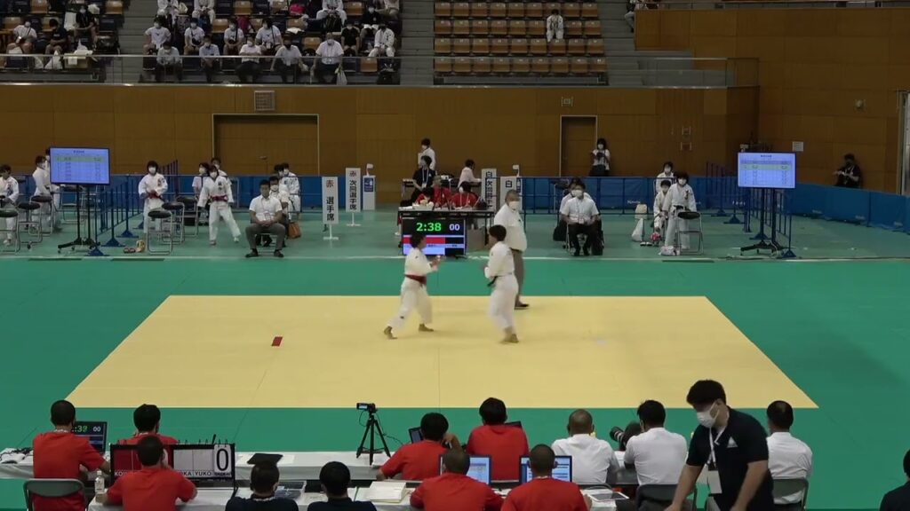 2021年IH 柔道 女子 個人48kg級 一回戦 吉田早希 田村(福島) vs 宮原青海 大成(愛知)
