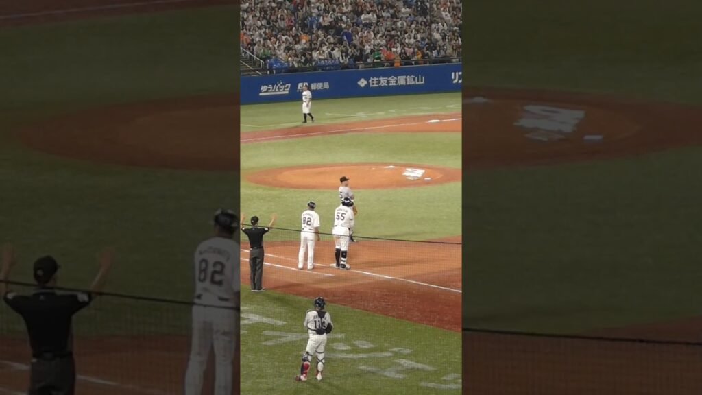 ２０２４年９月２９日 村上宗隆🆚西舘勇陽＠神宮球場　#東京ヤクルトスワローズ 　#読売ジャイアンツ 　#セリーグ公式戦 　#チャンネル登録高評価よろしくお願いします 　#燕征 　#shorts