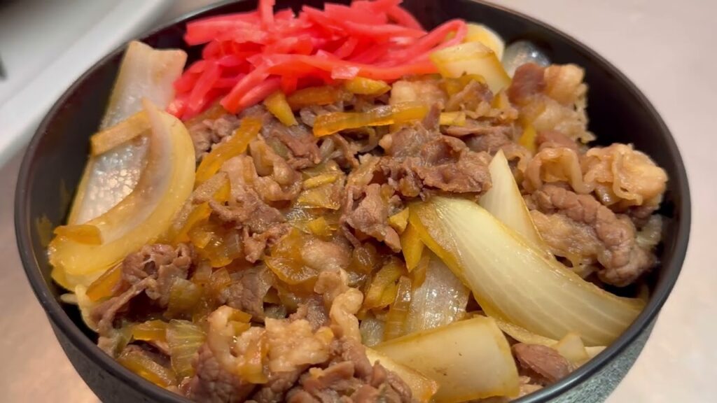 簡単！絶品牛丼を作って食べてみた🍚おうちで人気の味を再現！ASMR｜MUKBANG