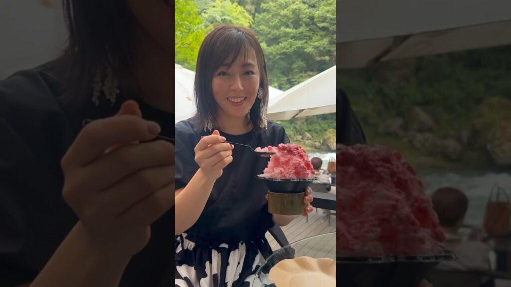 お姉さんからのアーンな動画 #かき氷 #shorts