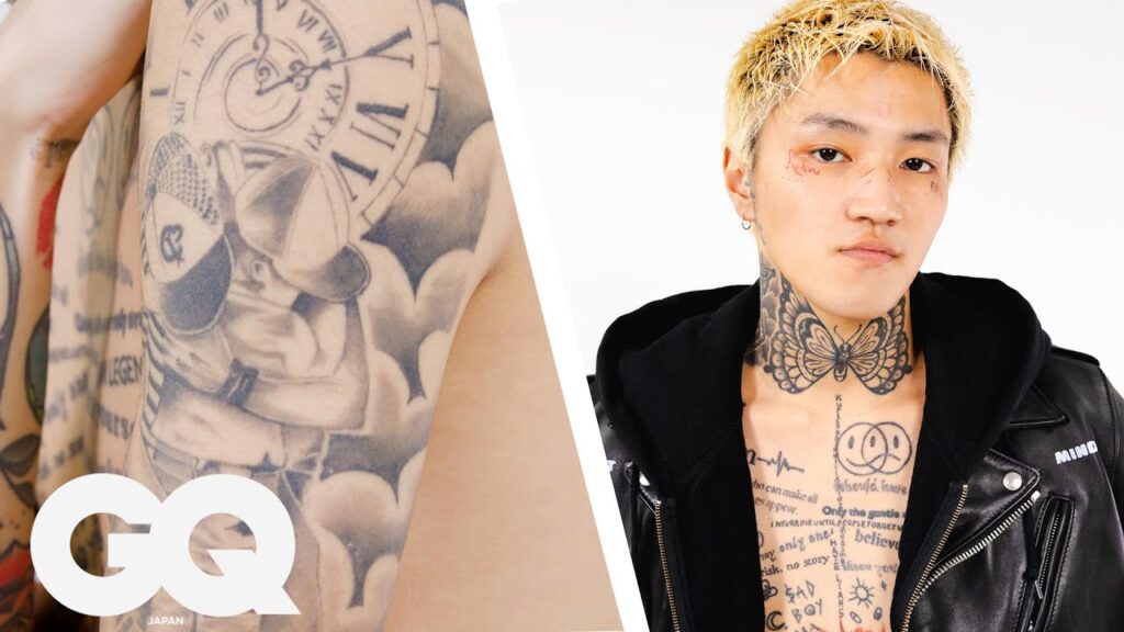 LEXが体に刻んだタトゥーを紹介 | Tattoo Tour | GQ JAPAN - MAGMOE