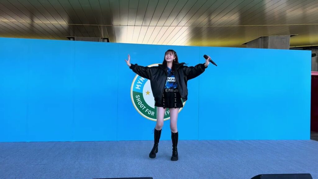 2024.11.23 阿部菜々実 MYNAVI SENDAI × IDOL × FESTIVAL ユアテックスタジアム仙台