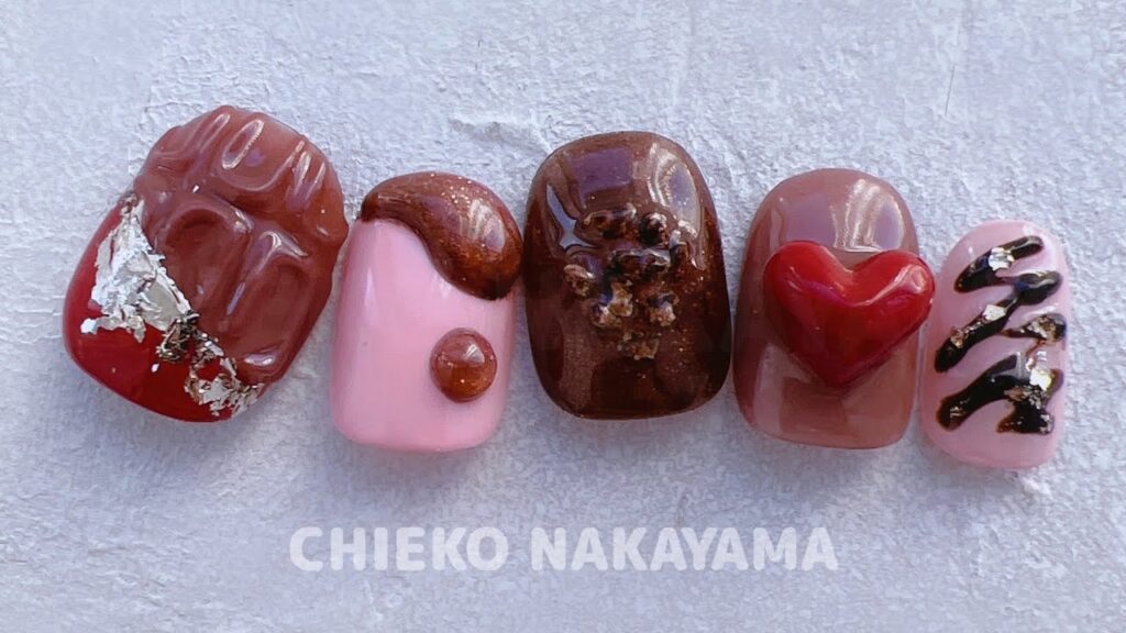 チョコレートネイル🍫