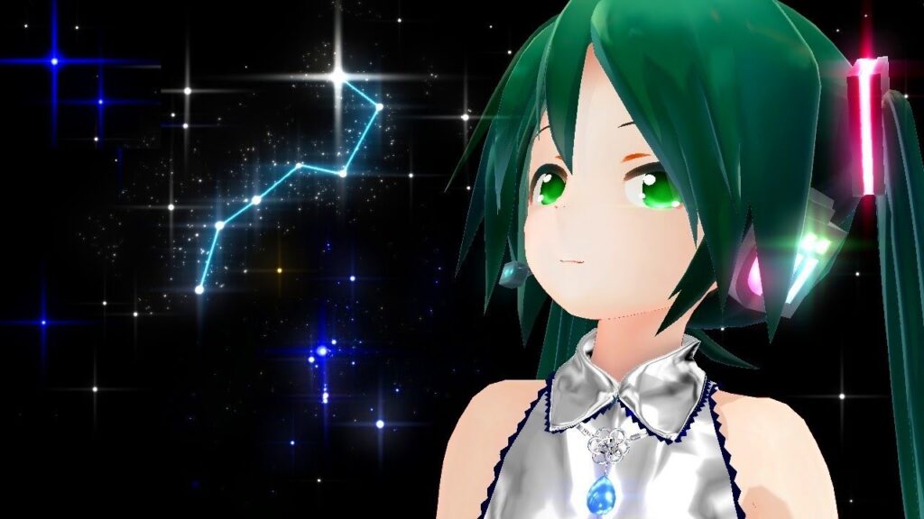 【MMD】【初音ミク】星空回線／佐野量子