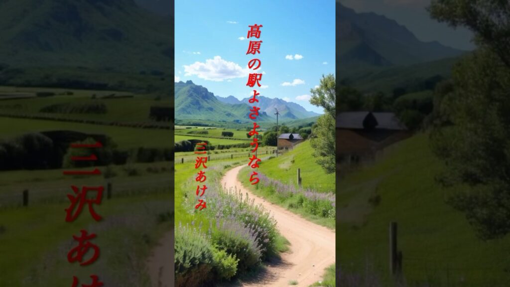 【高原の駅よさようなら】  三沢あけみ  #shorts  #高原の駅よさようなら  #三沢あけみ  #演歌   #歌謡曲