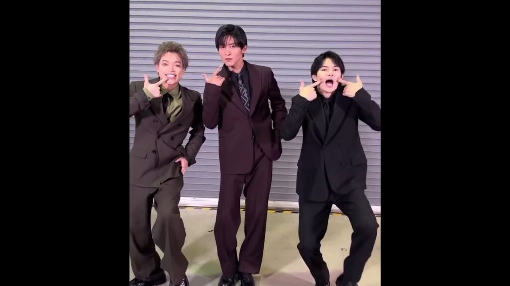 目黒蓮・佐野勇斗・原嘉孝が「SBY」ダンスを披露！最後は3人笑顔でトリリオンポーズ