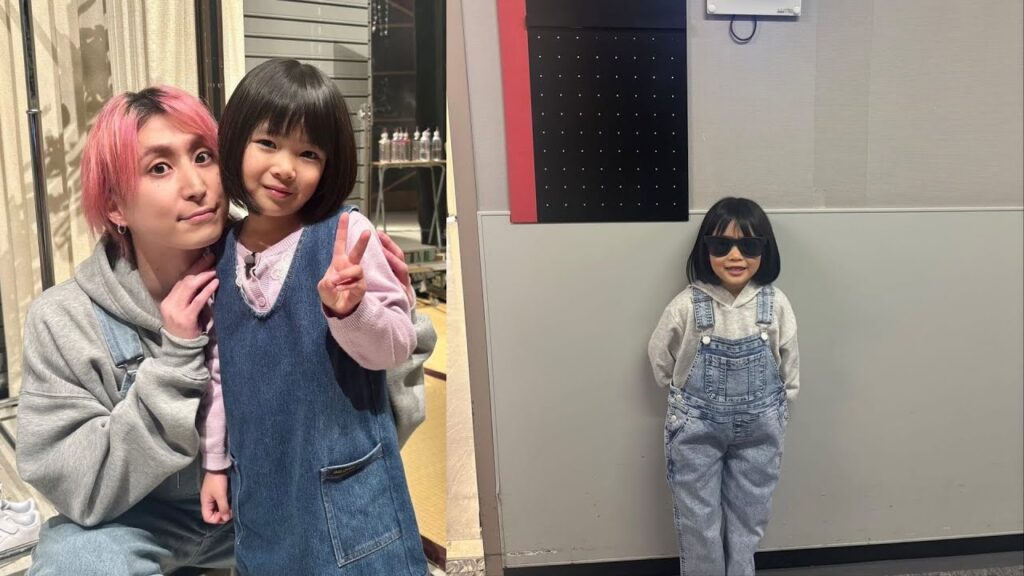 佐久間大介と倉田瑛茉ちゃんがデニム姿でニッコリ！『それスノ』パパコーデオフショットに癒されるファン続出