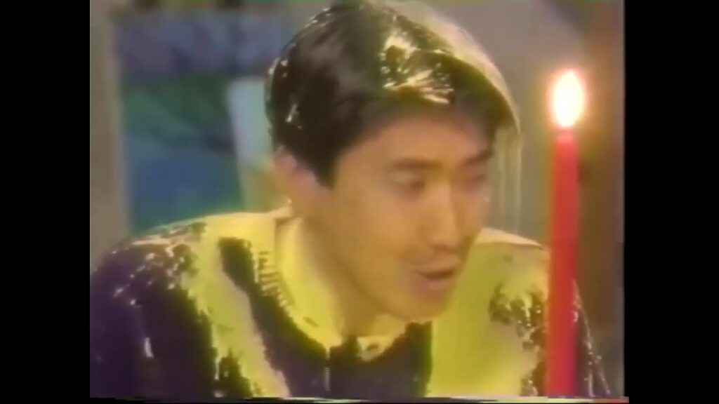 【とんねるず】かとうれいこ　パイ投げ