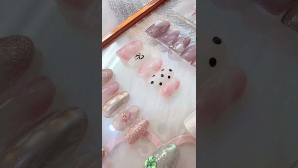 【ネイル】シンプルコース新作デザイン💗 #nailart #shorts #springnail #トレンドネイル #東京ネイルサロン #ワンホンネイル #お花ネイル #韓国ネイル #春ネイル