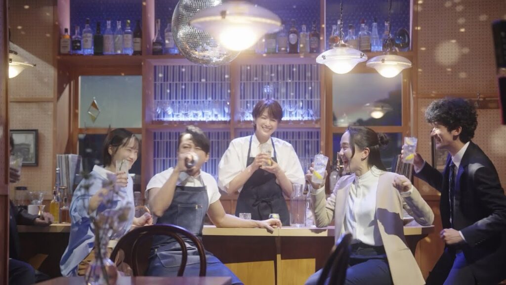 GINON CM 「引き締まってる」篇 メイキング 吉瀬美智子、西川貴教