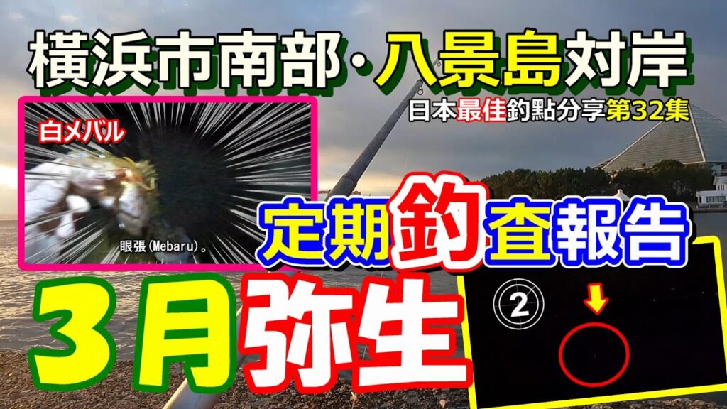 【釣り魅力 定期釣査ウキずぼっ】横浜市南部八景島対岸で3月は何が釣れる？！3月釣到什麼魚 - 日本最佳釣點分享第32集