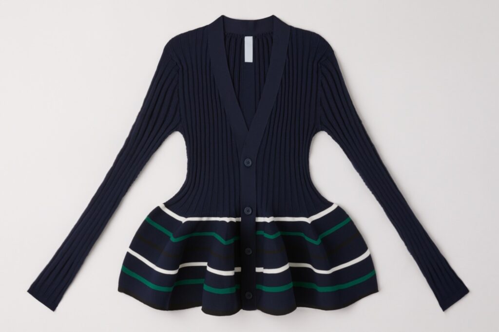 CFCL“壺型”ニットカーディガン＆スカートがボーダー柄に、グラングリーン大阪の初路面店限定で - ファッションプレス