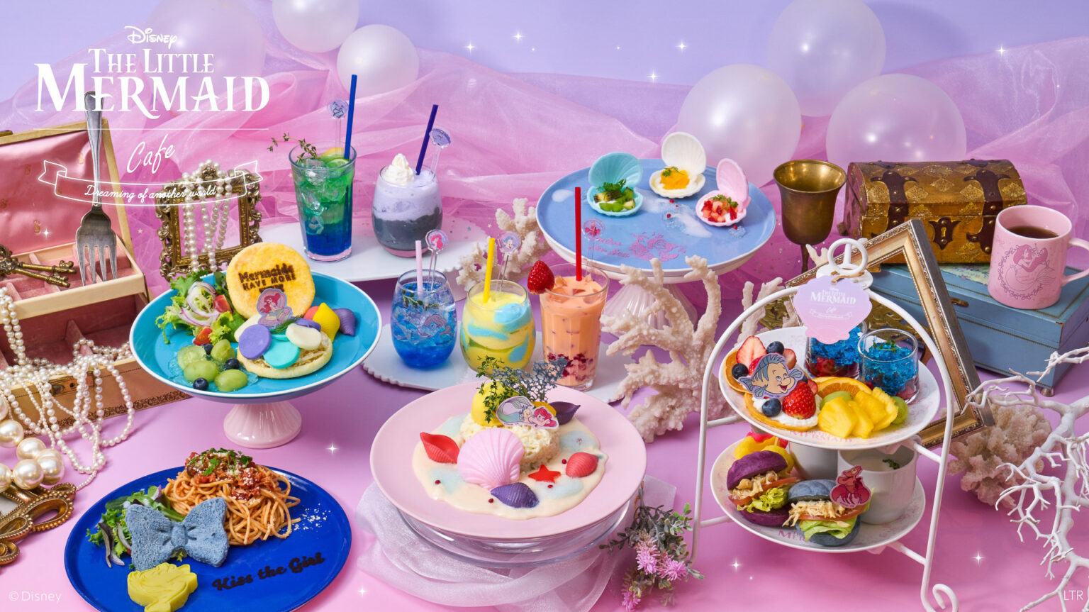 表参道ヒルズに映画「リトル・マーメイド」の期間限定カフェ誕生。アリエル気分で海底の世界を味わいたい! – トラベル Watch 表参道ヒルズに映画「リトル・マーメイド」の期間限定カフェ誕生。アリエル気分で海底の世界を味わいたい! - トラベル Watch