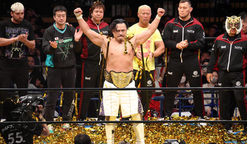 ガッツポーズする後藤（撮影・中島郁夫）