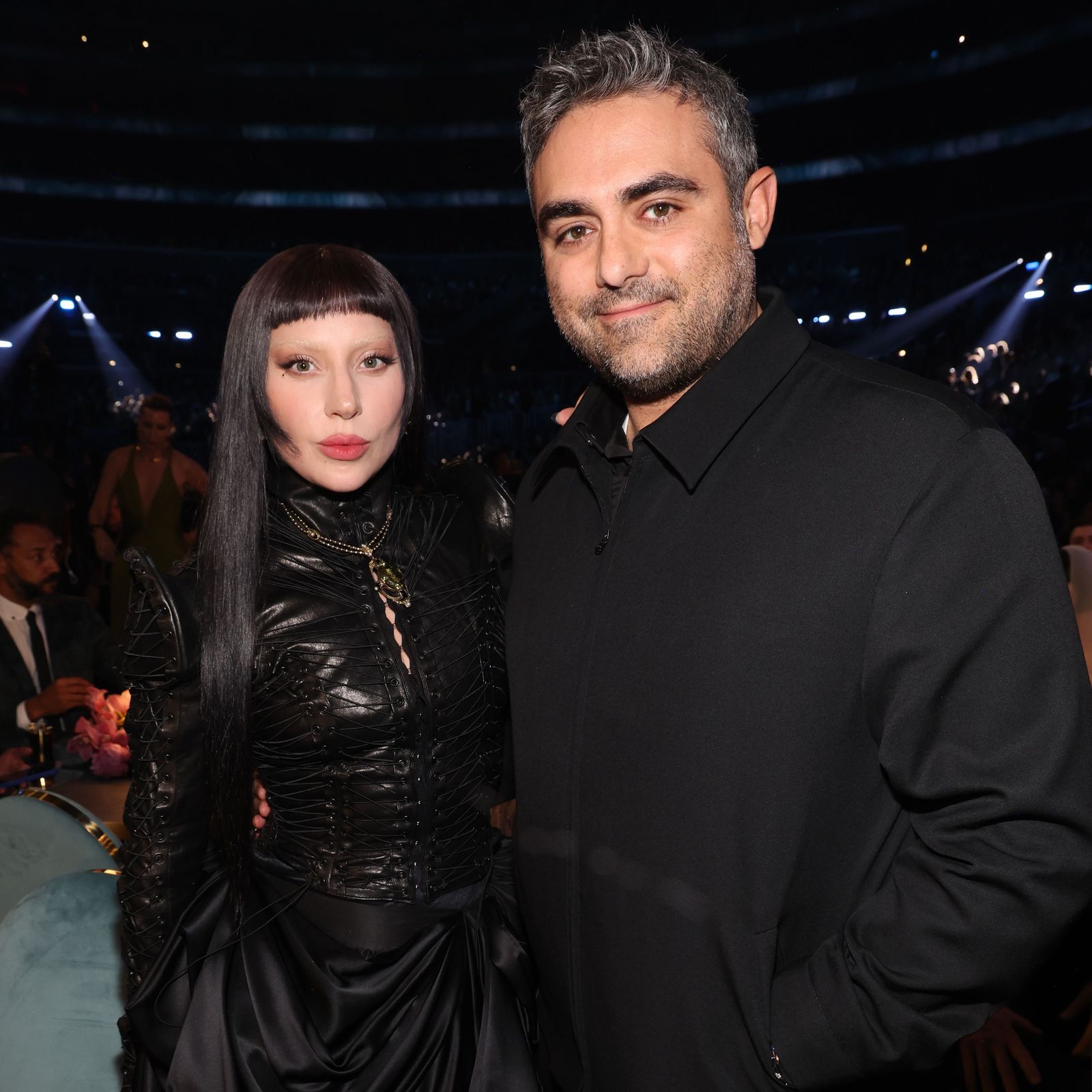 レディー・ガガ、婚約者マイケル・ポランスキーLady Gaga and Michael Polansky attend the 67th Annual GRAMMY Awards on February 02 2025 in Los...
