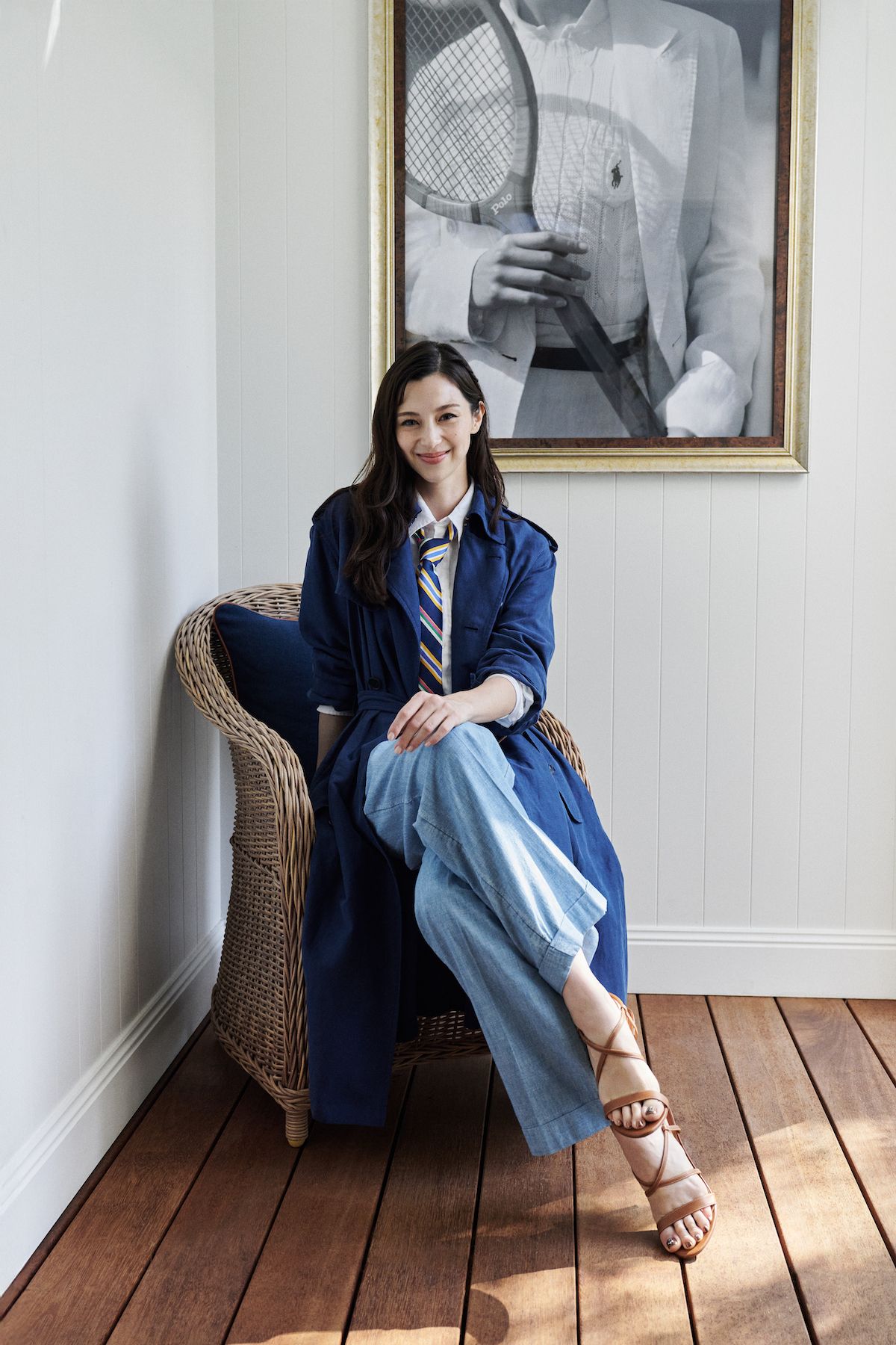 ラルフ ローレン、2025年全豪オープン、TWICEのサナ、中条あやみ