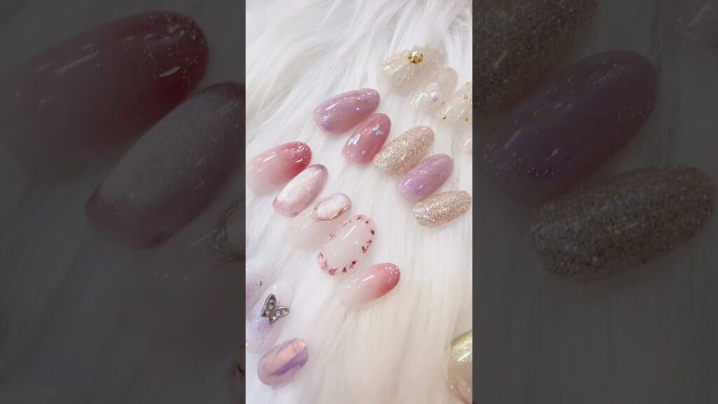 【ネイル】春ネイルデザイン🌼 #nailart #springnail #shorts #お花ネイル #トレンドネイル #ワンホンネイル #東京ネイルサロン #春ネイル #韓国ネイル #桜ネイル