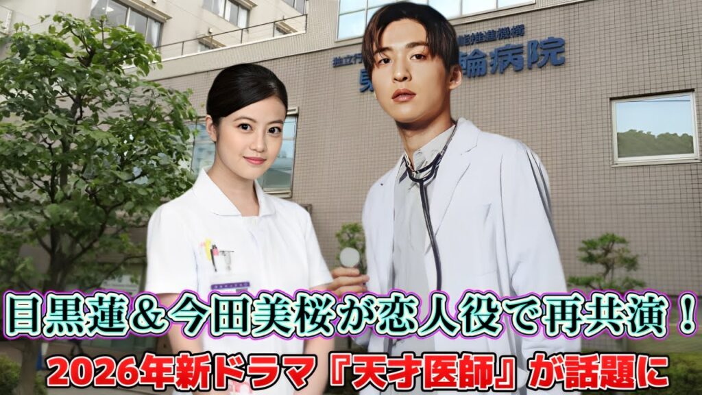 目黒蓮＆今田美桜が恋人役で再共演！2026年新ドラマ『天才医師』が話題に