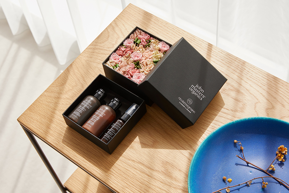 john masters organicsとNicolai Bergmannのコラボギフトボックスが限定発売！