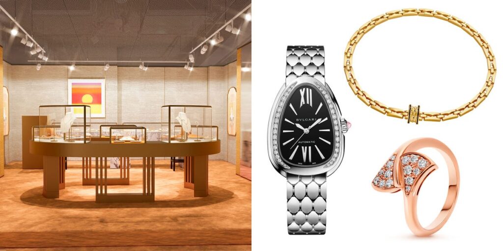 アイコンピースが集う、“ブルガリ 表参道 ポップアップ ストア”がオープン｜ファッション｜ELLE［エル デジタル］