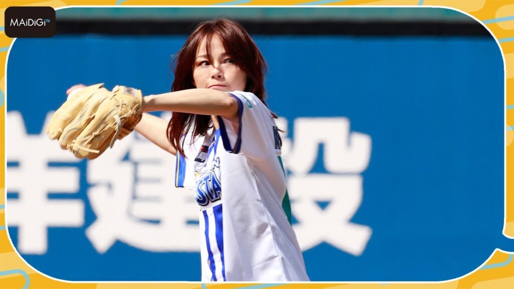 相川七瀬、始球式で見事なノーバン投球披露　練習風景も公開