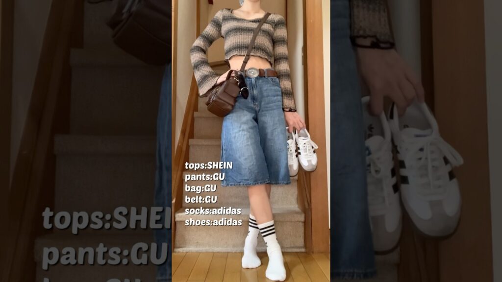 GU多めのコーディネート♡ 安くて可愛い😍#ootd #ファッション #fashion #오오티디 #gu #shein