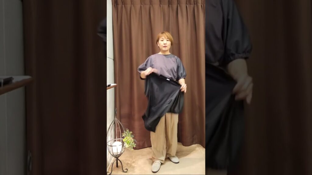 今すぐから初秋まで活躍アイテム☆ライブ配信より   #50代ファッション　#60代ファッション  #夏コーデ 　#ワイドパンツ 　#コクーンパンツ